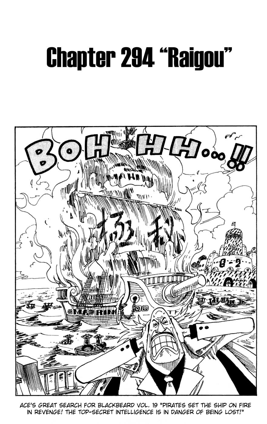 One Piece, Chapter 294 image 01